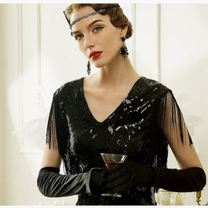 Opera length costume gloves